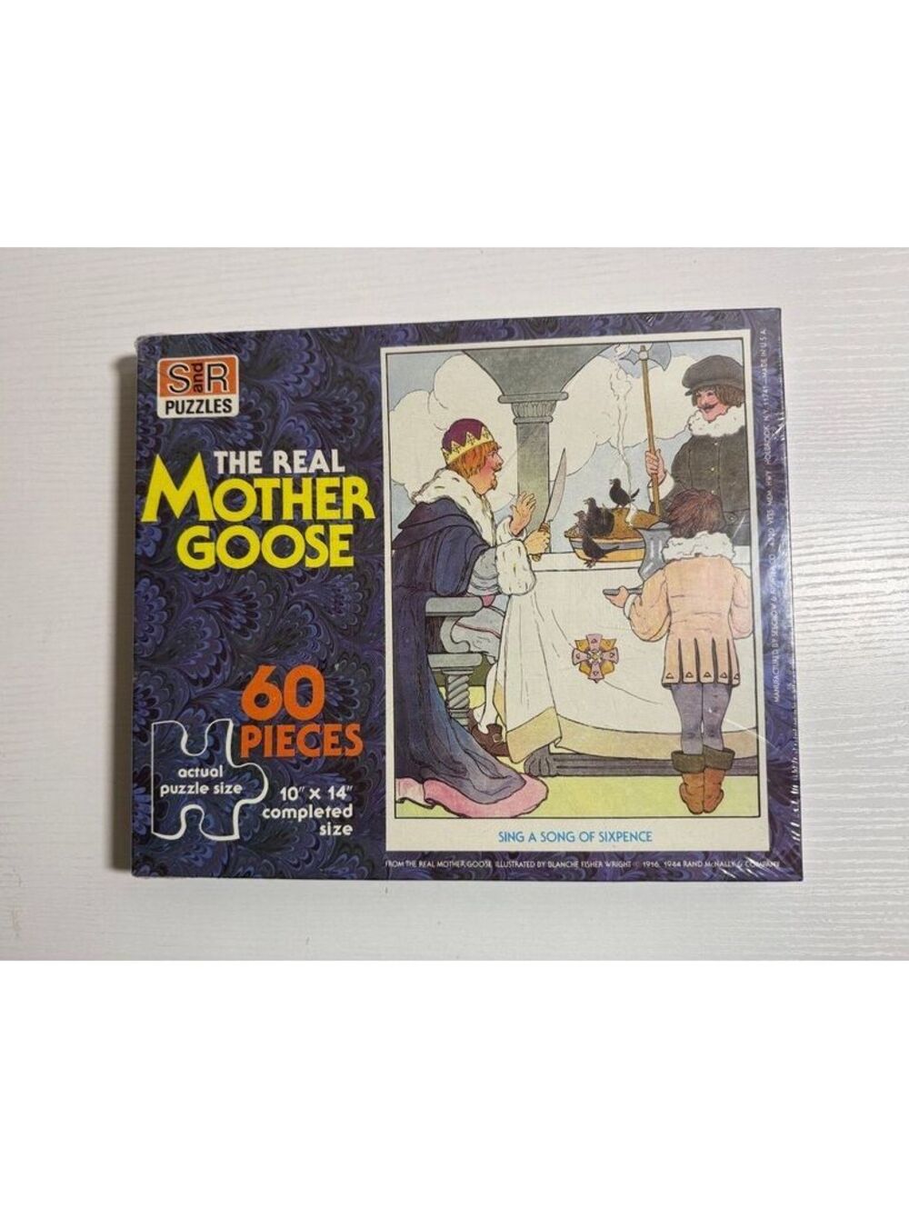 S&R Puzzles The‎ Real Mother Goose 60 Piece Jigsaw Puzzle New in Package